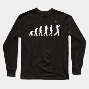 Funny Golf Evolution Gift For Golfers & Golf Players Long Sleeve T-Shirt
